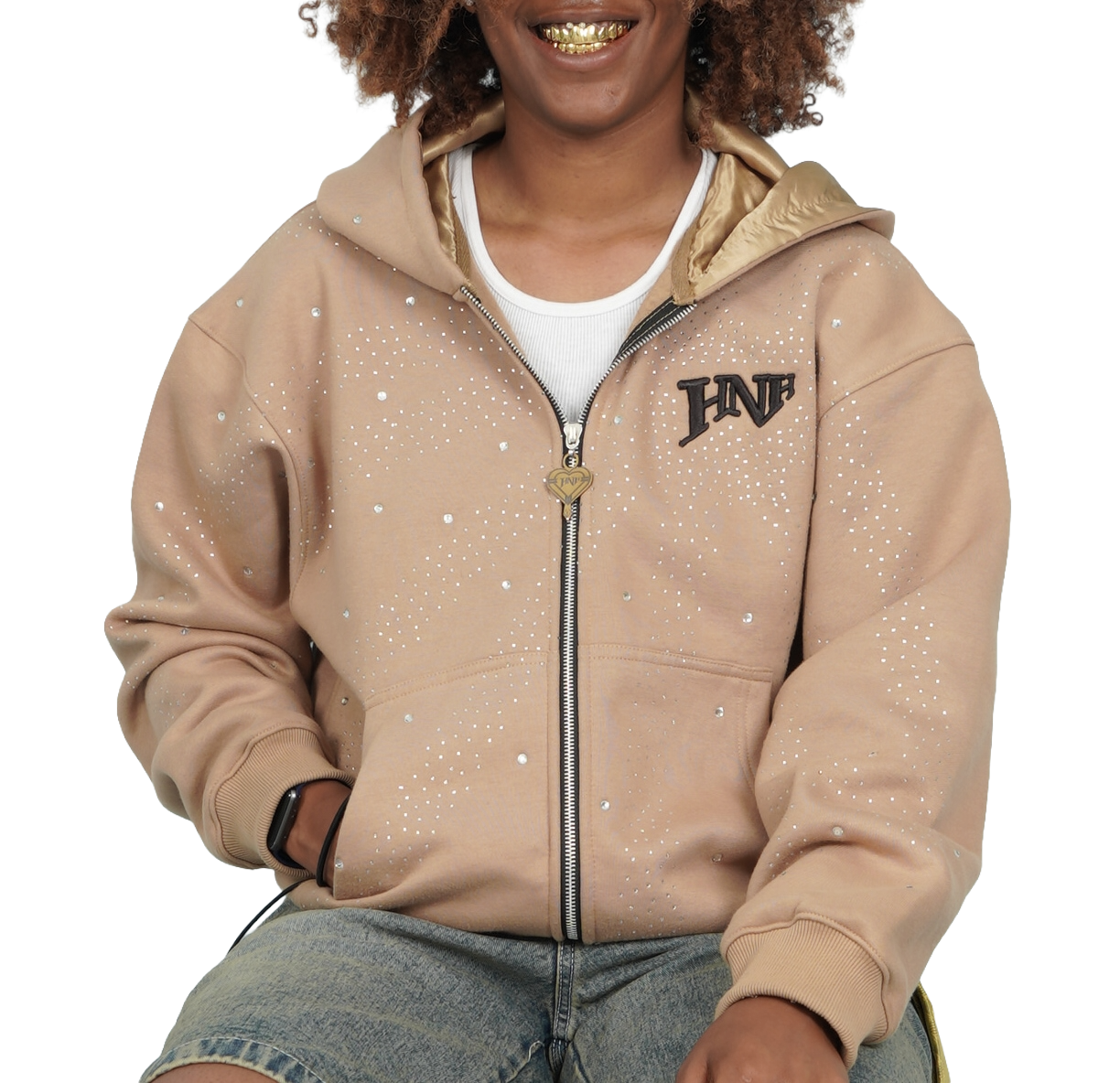 Celebrate hoodie (tan)